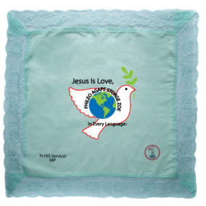 Jesus Is Love Lap Handkerchief