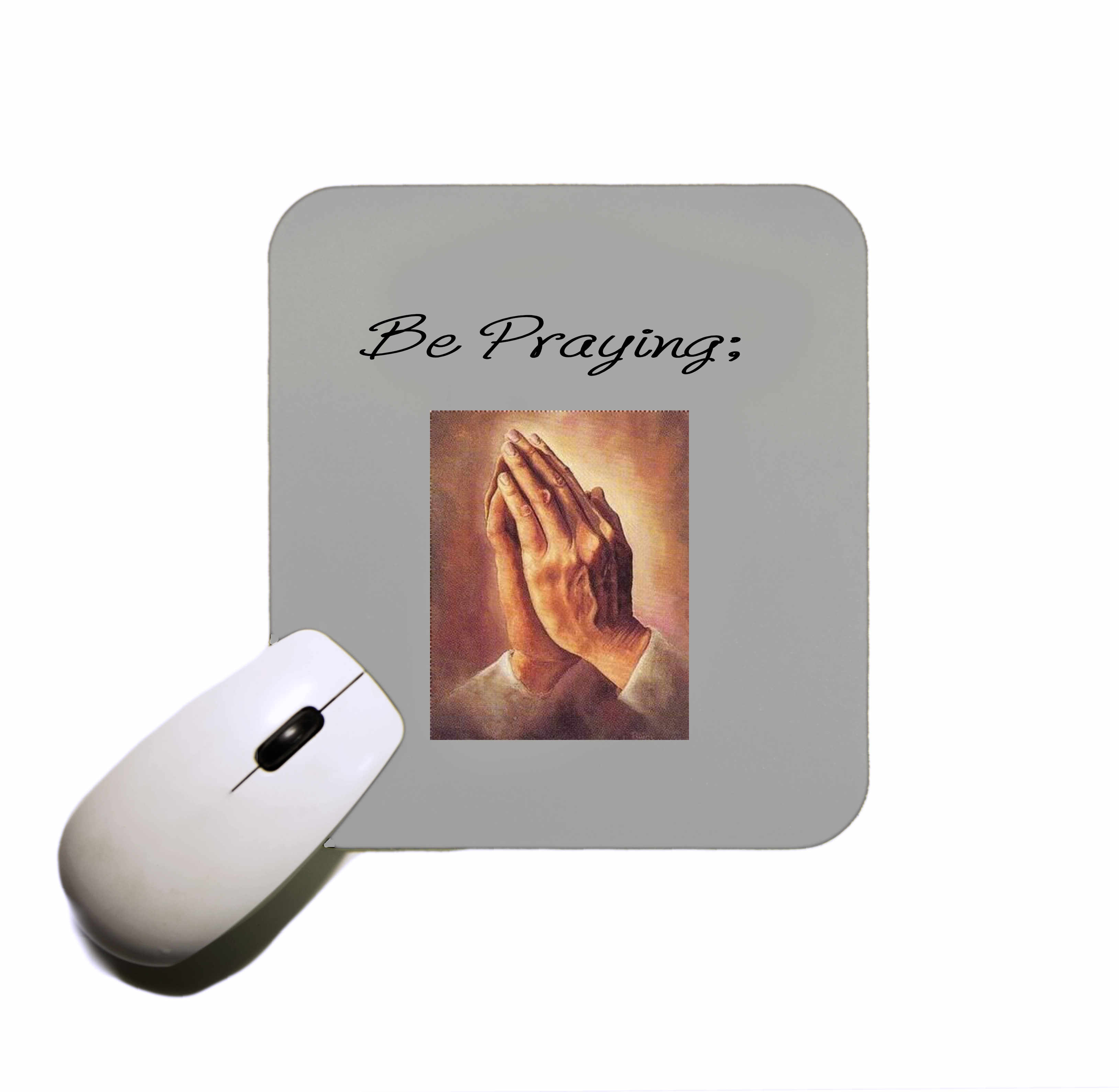 Hands of Prayer Mouse Pad