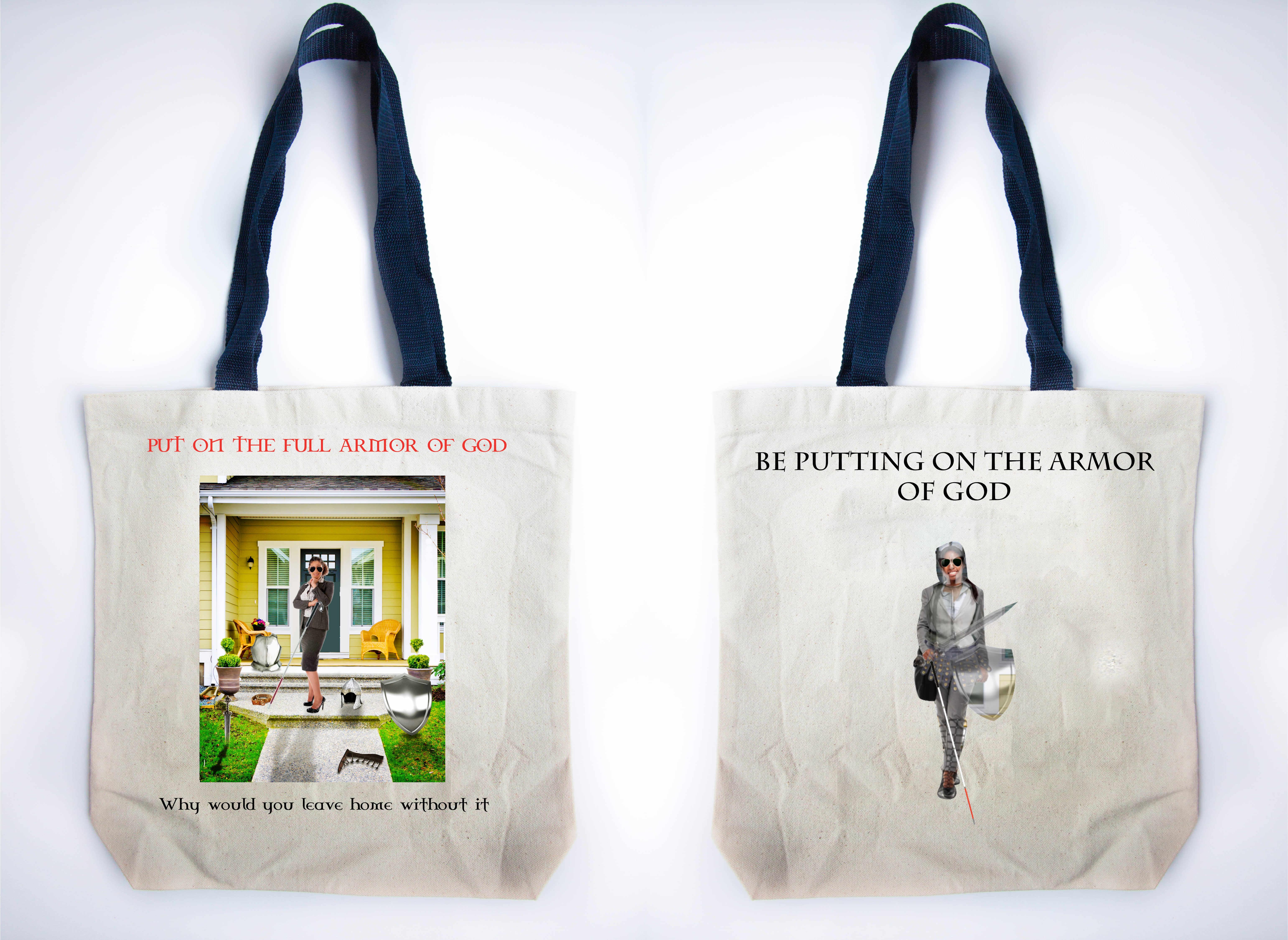 The Believing Blind Woman Tote Bag