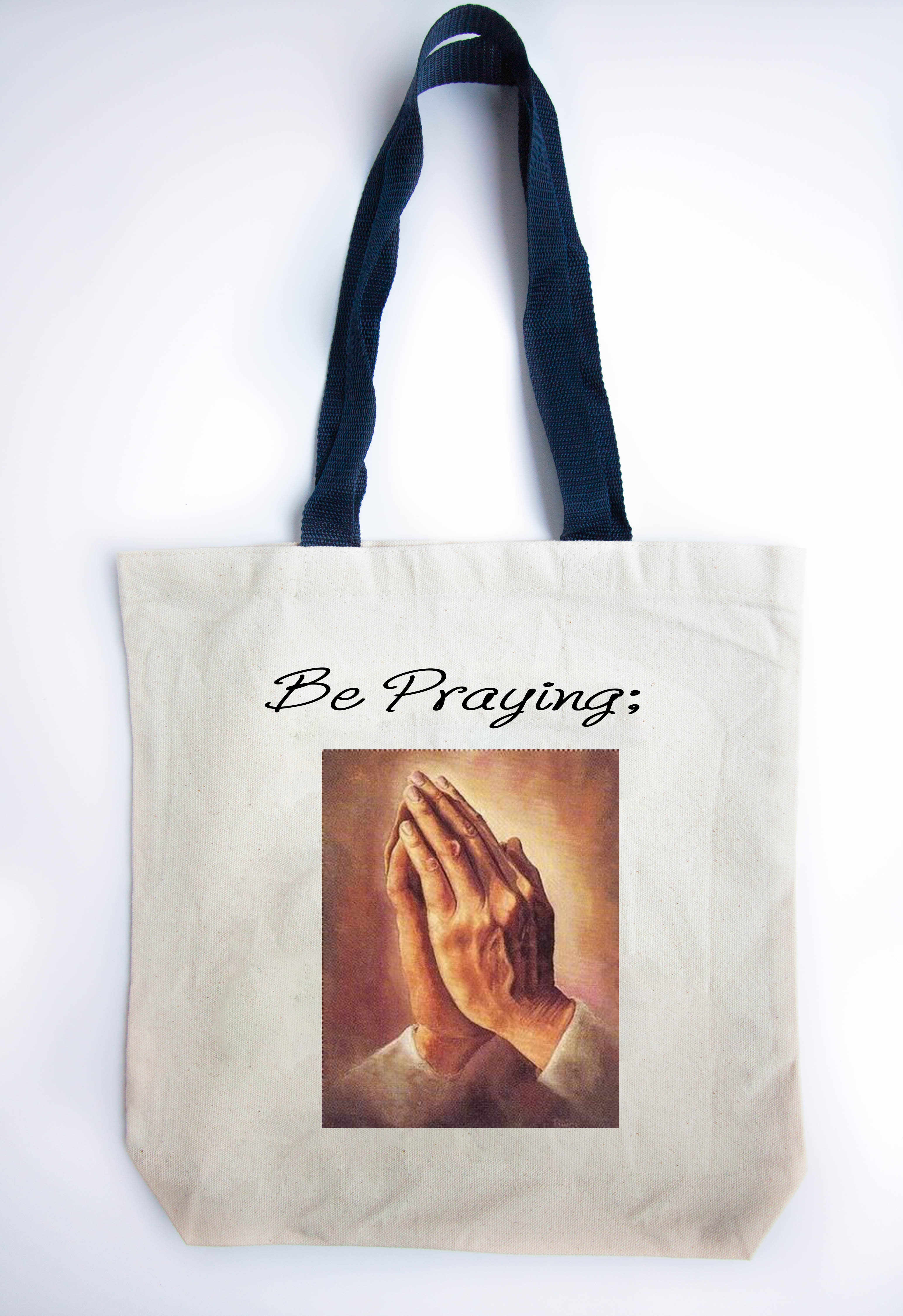 Hands of prayer Tote Bag