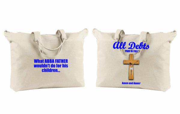 The Abba Father Zipped Tote Bag