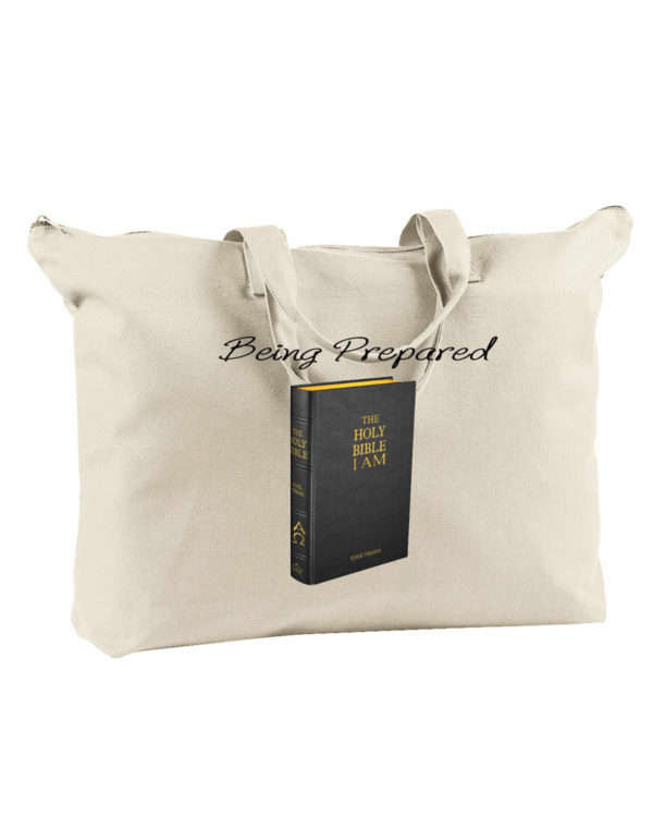 The Bible Zipped Tote Bag